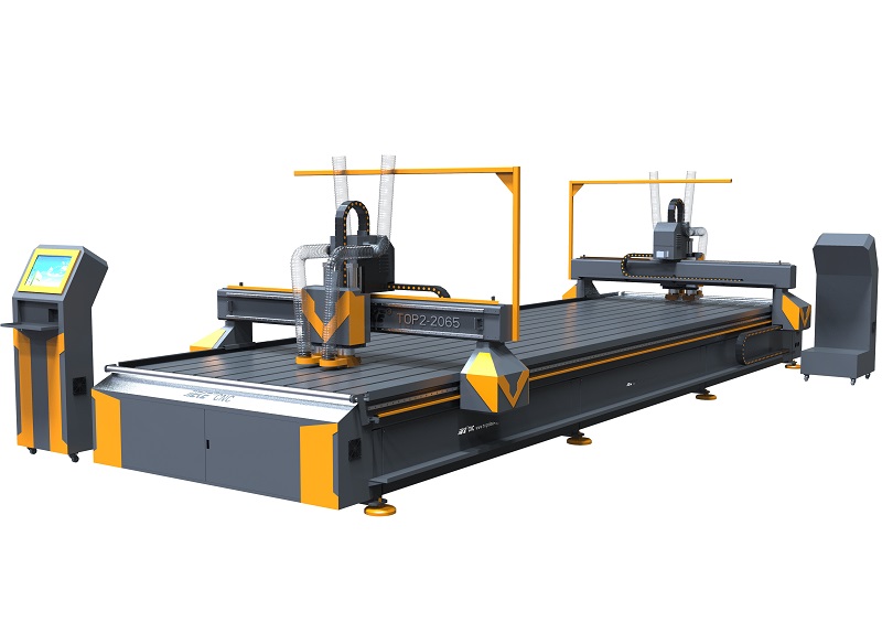 杰克2065雙龍門鋁板開槽切割機